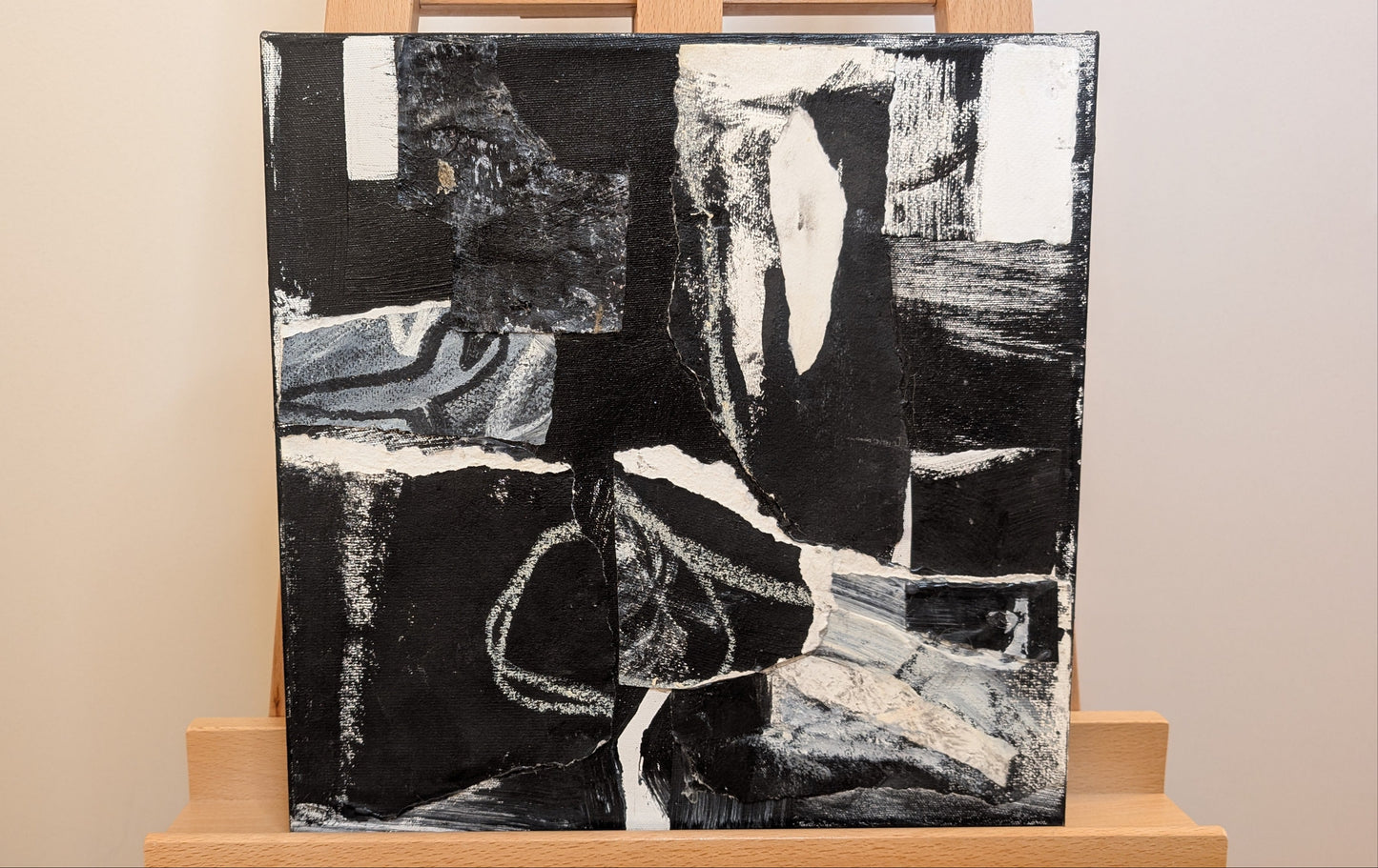 MGlew Untitled Signed and Dated B&W Collage